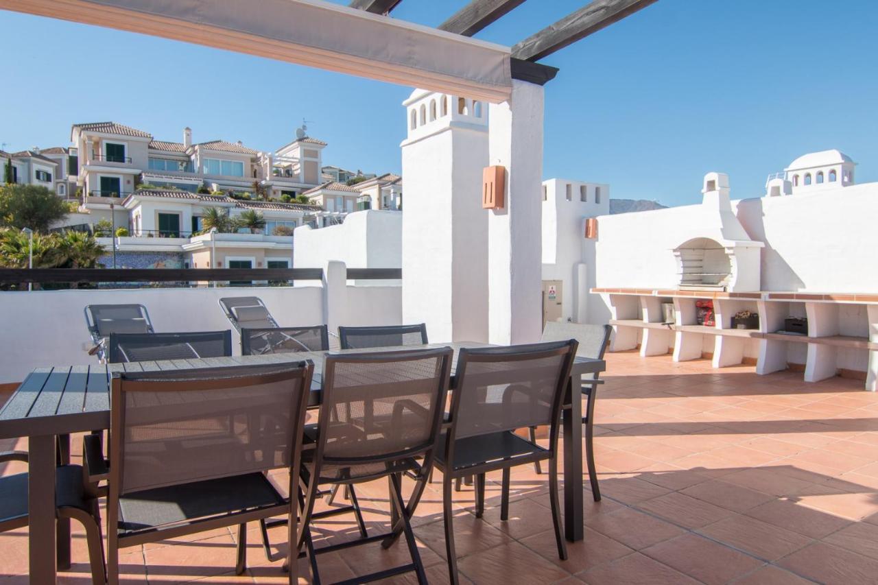 Apartamento 2186-Luxury Sea View Penthouse In Casares Costa Exterior foto