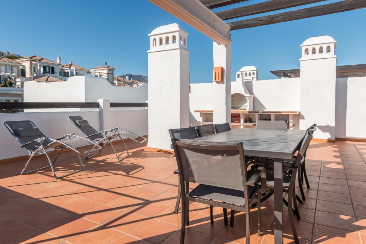 Apartamento 2186-Luxury Sea View Penthouse In Casares Costa Exterior foto
